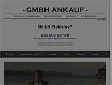 Tablet Screenshot of gmbh-probleme.com